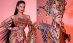 Trang phục dân tộc của Kim Duyên tại Miss Supranational 2022: Nặng 30 kg, mang nhiều ý nghĩa