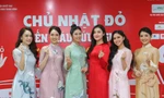 Hoa hậu Ngọc Hân cùng dàn người đẹp khoe sắc cùng áo dài tại họp báo Chủ Nhật Đỏ năm 2022