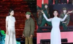 Hoa hậu Tiểu Vy diễn kịch tại Lễ kỷ niệm 50 năm Ngày giải phóng tỉnh Quảng Nam