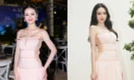 Hai Hoa hậu họ Huỳnh mặc đụng hàng: Thanh Thủy được khen hơn Ý Nhi ở một điểm