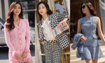 Hoa hậu Lương Thùy Linh khoe khéo đôi chân dài 1m22 trong trang phục mùa Thu thời thượng