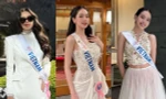 Thanh Thủy tinh tế khi lựa chọn trang phục màu trắng ở Miss International 2024