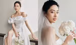 Hoa hậu Lương Thùy Linh tung ảnh váy cưới đẹp như nữ thần, chuẩn bị lên xe hoa?