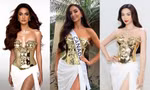 Miss Universe 2023: Hoa hậu Canada mặc thiết kế từng được Thùy Tiên, Emma Lê diện