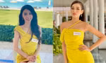 Mặc lại váy từng cho Hoa hậu Trung Quốc mượn, Hoa hậu Đỗ Thị Hà "chặt đẹp" đối thủ
