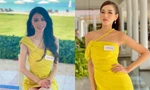 Mặc lại váy từng cho Hoa hậu Trung Quốc mượn, Hoa hậu Đỗ Thị Hà "chặt đẹp" đối thủ