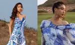 Hoa hậu Lương Thùy Linh bay bổng trong các thiết kế sử dụng họa tiết gốm sứ Bát Tràng