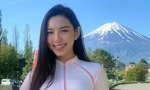 Vừa trở về từ Trường Sa, Hoa hậu Thùy Tiên lại mặc áo dài khoe sắc tại Nhật Bản