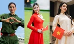 Dàn Hoa - Á hậu Việt mừng Đại lễ: Tiểu Vy mặc trang phục bộ đội, chụp ảnh cùng Quốc Anh