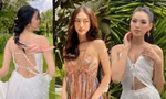 Các nàng hậu khoe lưng ong: Hoa hậu Đỗ Thị Hà và Á hậu Phương Anh có màn đụng đồ thú vị