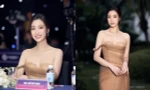 Hoa hậu Đỗ Mỹ Linh xinh đẹp mặn mà khi ngồi ghế nóng cuộc thi nhan sắc