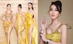 Hoa hậu Thùy Tiên "đánh bùa choáng" với bộ trang sức 3 tỷ trên thảm đỏ sự kiện đầu năm