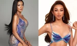 Á hậu Kim Duyên mặc váy tương tự với Hoa hậu Thùy Tiên, hội ngộ "chị em" Miss Universe