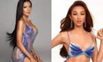 Á hậu Kim Duyên mặc váy tương tự với Hoa hậu Thùy Tiên, hội ngộ "chị em" Miss Universe