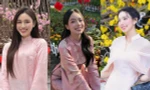 Dàn Hoa hậu Việt tung loạt ảnh áo dài xinh lung linh ngày mùng 1 Tết Ất Tỵ
