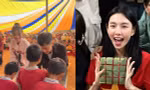 Hoa hậu Thùy Tiên đón năm mới ý nghĩa cùng Quang Linh Vlogs và Team châu Phi