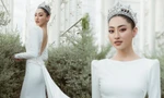 Hoa hậu Lương Thùy Linh có tin vui khi xuất hiện lộng lẫy với váy cưới hơn 130 triệu đồng?