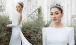 Hoa hậu Lương Thùy Linh có tin vui khi xuất hiện lộng lẫy với váy cưới hơn 130 triệu đồng?