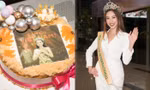 Hoa hậu Thùy Tiên được ba ruột mang món ăn cô yêu thích nhất ra tận sân bay chờ đón