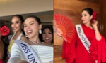Miss Universe 2024: Ý nghĩa bộ áo dài đỏ Kỳ Duyên mặc khi đặt chân tới Mexico