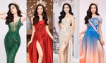Ngắm loạt váy dạ hội của Đỗ Thị Hà, fan yên tâm nàng hậu có thể cân đẹp mọi sắc màu