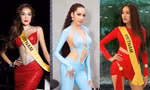 Ngoài cắt xẻ hiểm hóc, các trang phục của Hoa hậu Hoàng Phương còn có điểm chung này
