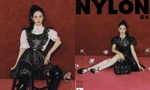 Triệu Lệ Dĩnh mặc đồ lấy cảm hứng từ Jisoo BLACKPINK lên NYLON, xinh như “tiểu ma nữ”
