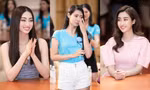 Thí sinh Miss World Vietnam không kìm được nước mắt trong buổi tập catwalk đầu tiên