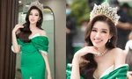 Lâu lắm rồi Đỗ Thị Hà mới lại xuất hiện với chiếc vương miện Hoa hậu Việt Nam danh giá