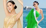 Á hậu Bảo Ngọc được "tiếp tế" đồ ăn trước thềm Chung kết Miss Intercontinental 2022