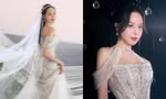 Hoa hậu Thanh Thủy hóa cô dâu xinh đẹp trong loạt ảnh chụp cùng váy cưới
