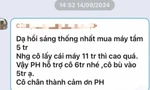 Tạm ngưng đứng lớp với cô giáo xin phụ huynh ủng hộ tiền mua laptop