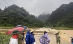 Mưa lũ gây ngập úng ở Lạng Sơn. 