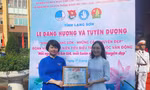 Tôn vinh những thanh niên tiêu biểu. Ảnh: Duy Chiến 