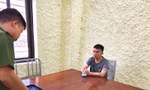 Hà Văn Tỵ tại cơ quan công an. Ảnh: TL