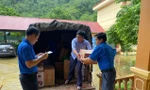 Chung tay cùng tuổi trẻ Lạng Sơn khắc phục bão lũ. 
