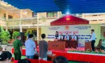 Phiên tòa giả định "Lỗi tại ai" được tổ chức tại huyện biên giới Cao Lộc là hoạt động thiết thực, bổ ích -Ảnh: Duy Chiến 