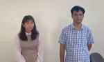 Hai đối tượng Minh và Hùng tại cơ quan công an -Ảnh: Gia Hưng