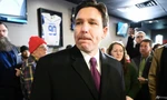 Thống đốc bang Florida Ron DeSantis quyết định từ bỏ cuộc đua giành vị trí đại diện của đảng Cộng hoà. (Ảnh: AP)