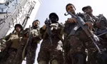 Các thành viên lực lượng Houthi ở Yemen. (Ảnh: Getty)