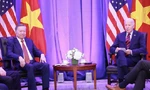 Tổng Bí thư, Chủ tịch nước Tô Lâm trong cuộc hội đàm với Tổng thống Mỹ Joe Biden tại New York. (Ảnh: TTXVN)