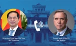 Bộ trưởng Ngoại giao Bùi Thanh Sơn và Thượng Nghị sỹ Jeff Merkley. (Nguồn: Mofa)