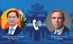 Bộ trưởng Ngoại giao Bùi Thanh Sơn và Thượng Nghị sỹ Jeff Merkley. (Nguồn: Mofa)