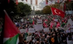 Một cuộc biểu tình phản đối Israel ở Thổ Nhĩ Kỳ. (Ảnh: AP)