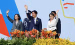 Lễ chuyển giao quyền lực tại Đài Bắc ngày 20/5. (Ảnh: Reuters)