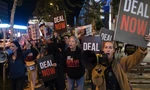 Người Israel biểu tình ở Tel Aviv ngày 18/1 để đòi chính phủ đưa các con tin về nhà. (Ảnh: Getty)