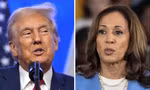 Ứng viên tổng thống của đảng Cộng hoà Donald Trump và ứng viên tổng thống đảng Dân chủ Kamala Harris. (Ảnh: AP)