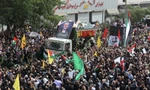 Đông đảo người dân Iran đưa tiễn lãnh đạo Hamas Ismail Haniyeh ngày 1/8. (Ảnh: Reuters)