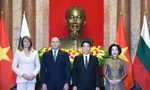 Chủ tịch nước Lương Cường chủ trì lễ đón chính thức Tổng thống Bulgaria