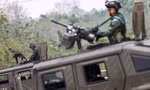 Binh lính Thái Lan đứng gác ở khu vực biên giới với Myanmar. (Ảnh: Reuters)